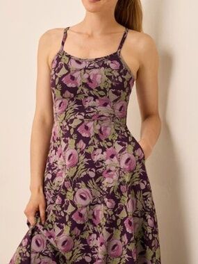 Pact Fit & Flare Midi Dress